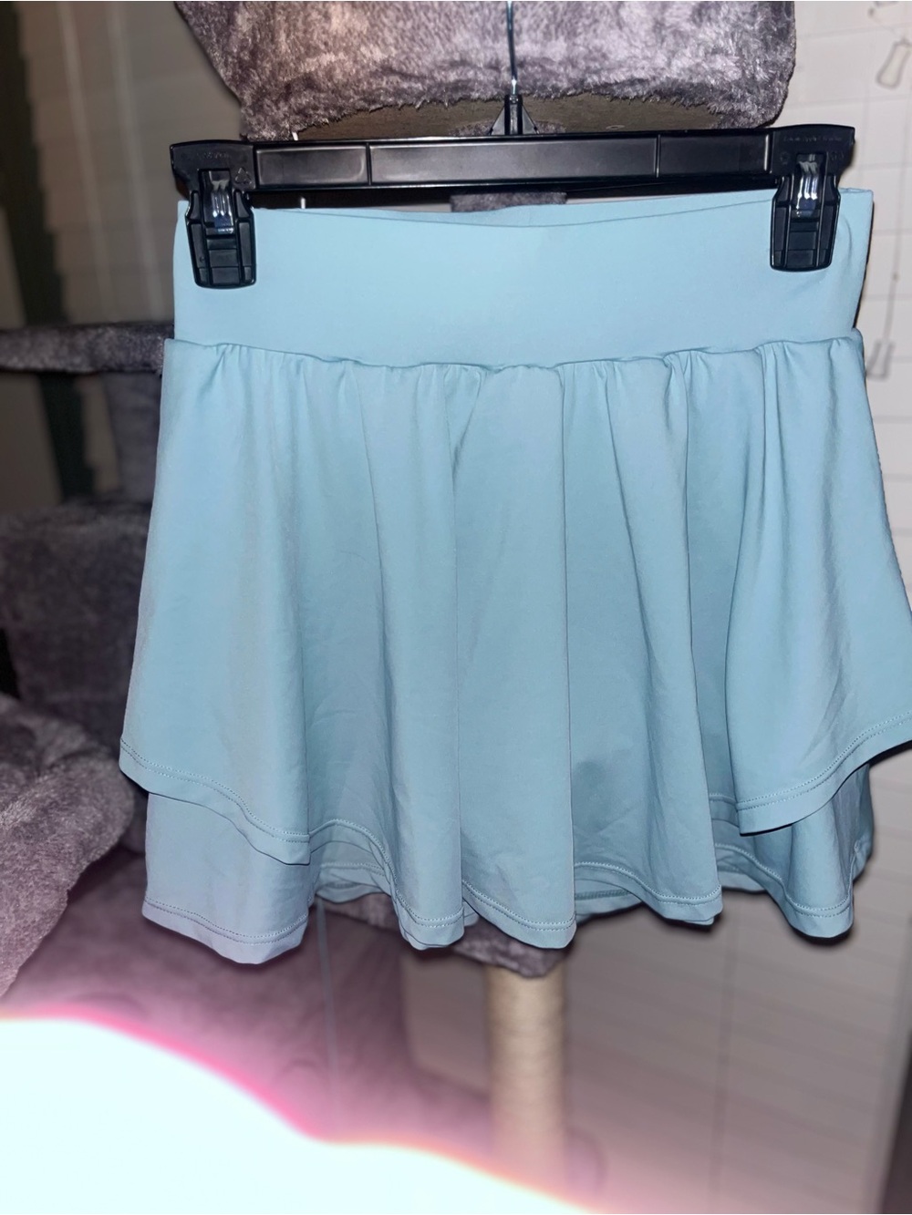 Women’s Light Blue Skater Swim Circle Skirt